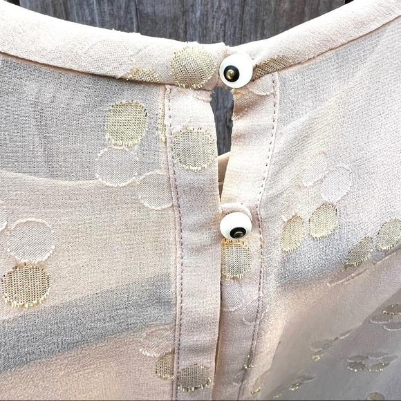 Marc Jacobs Metallic Floral Pattern Blouse - Picture 4 of 5